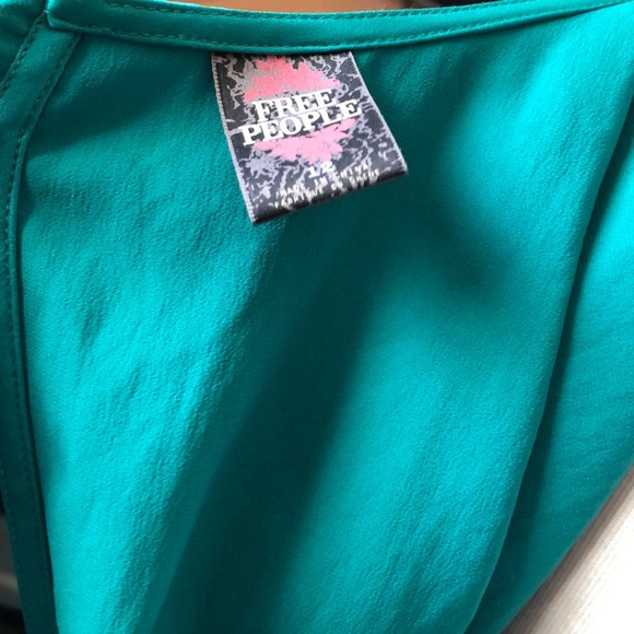 Emerald green by free people never wore it - Picture 7 of 8
